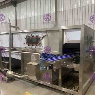 Stabil Flavored Botol Juice Mesin Pendingin Stainless Steel