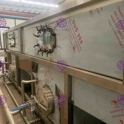 Sectionalized 500ml Botol Packing Mesin Sterilizer Untuk minuman berkarbonasi Non