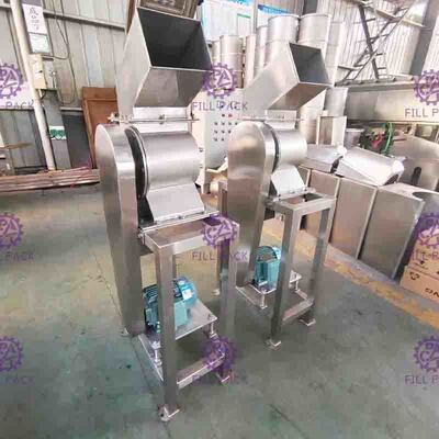Industri Juice Pengolahan Peralatan Mesin Buah Crusher Dengan Rotating Knife
