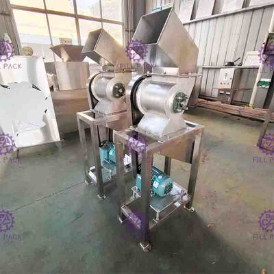 Industri Juice Pengolahan Peralatan Mesin Buah Crusher Dengan Rotating Knife