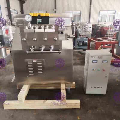 3000LPH 25MPa Microfluidics Homogenizer Tekanan Tinggi Untuk Jus Susu