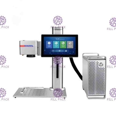 Mesin Pencetakan Laser Desktop 20W untuk Menandai Tanggal dan Kode Batch di Karton dan Botol Anggur