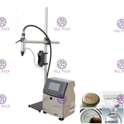 Botol PET Printer Tanggal Inkjet / Mesin Cetak / Jalur / Unit dengan Otomatisasi Penuh
