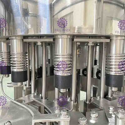 Mesin / perangkat Pengisian Susu 3-in-1washing-filling-capping Integral Botol monoblok otomatis 6000BPH