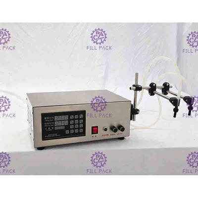 2Heads Semi Otomatis Mesin Pengisian Air Pompa Kontrol Digital Listrik Botol Cair
