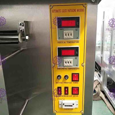 SUS304 Automatic Photocell 1300bags / H Water Sachet Packing Machine