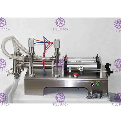 Pneumatic Liquid Filling Divice Kepala Ganda Minuman 1000BPH