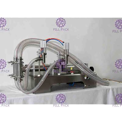 Pneumatic Liquid Filling Divice Kepala Ganda Minuman 1000BPH