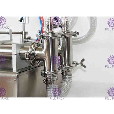 Pneumatic Liquid Filling Divice Kepala Ganda Minuman 1000BPH