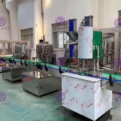 2000BPH Otomatis 2L Mesin Pembotolan Air Murni, Botol Pengisi Pengisi Capper