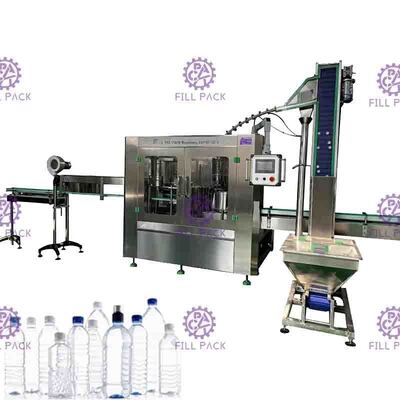 Mesin Pengisian Air Minum Mineral 3000BPH Dengan Kontrol PLC
