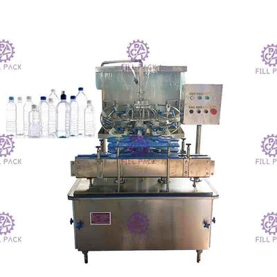 Mesin Pengisian Air Botol PET 50BPM Dengan 12 Kepala Pembilas