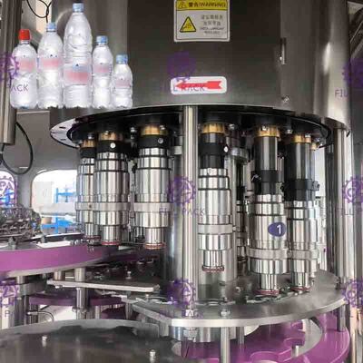 500ml / 1L / 2L PET Air Minum 3 In 1 Monoblock Membilas Mengisi Peralatan Capping / Pabrik / Mesin / Sistem / Baris