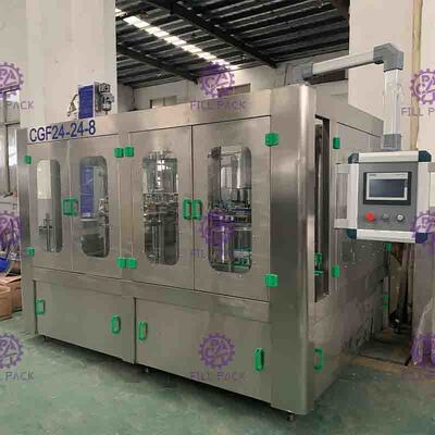 500ml / 1L / 2L PET Air Minum 3 In 1 Monoblock Pembotolan Peralatan / Pabrik / Mesin / Sistem / Baris
