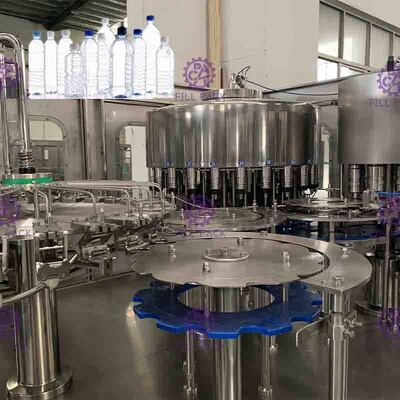 500ml / 1L / 2L PET Air Minum 3 In 1 Monoblock Pembotolan Peralatan / Pabrik / Mesin / Sistem / Baris