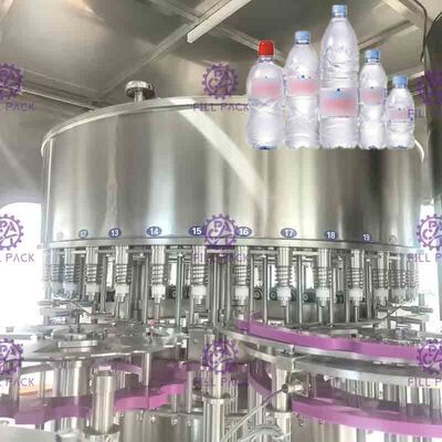 500ml / 1L / 2L PET Air Minum 3 In 1 Monoblock Cuci Mengisi Peralatan Capping / Pabrik / Mesin / Sistem / Baris