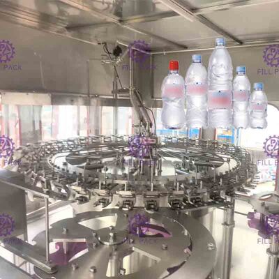 500ml / 1L / 2L PET Air Minum 3 In 1 Monoblock Cuci Mengisi Peralatan Capping / Pabrik / Mesin / Sistem / Baris