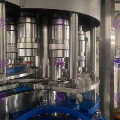 15000BPH 3 In 1 Monoblock Minum Murni Botol PET Mesin Pengisi Air Memproduksi Peralatan Stainless Steel 304