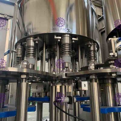 3000BPH 2L PET Mineral Filling Capping Labeling Machine Untuk Minuman Non Soda