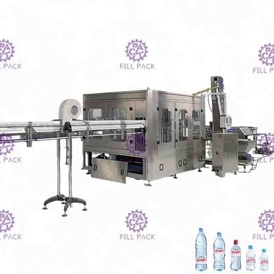 Botol Plastik Air Murni Mencuci Mesin Penuh Penutup