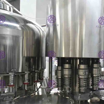 24 Kepala PET Botol Minum Air Filling Tanaman Dengan Kontrol PLC