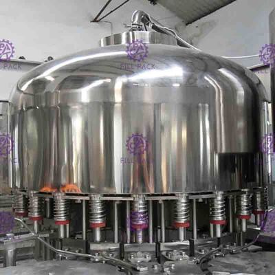 24 Kepala PET Botol Minum Air Filling Tanaman Dengan Kontrol PLC