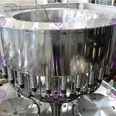 Industri Monoblock Filling Machine Semi Automatic Soft Drink Equipment Bottling