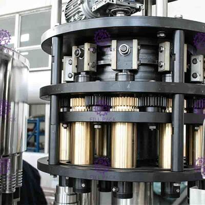 Industri Monoblock Filling Machine Semi Automatic Soft Drink Equipment Bottling
