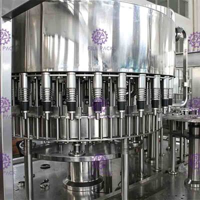 Industri Monoblock Filling Machine Semi Automatic Soft Drink Equipment Bottling