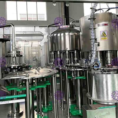 12 - 12 - 5 Monoblock 5L Liquid Mengisi Mesin Dengan Belt Pelumasan Fungsi
