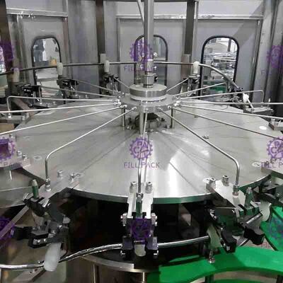 12 - 12 - 5 Monoblock 5L Liquid Mengisi Mesin Dengan Belt Pelumasan Fungsi