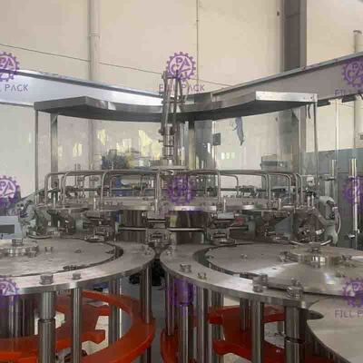 3.5kw Mesin Juice Filling Untuk Botol Plastik 45mm Screw Capp