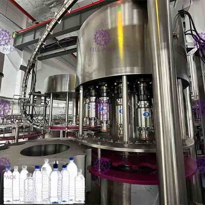 25000BPH Mesin Filling Botol Air Dengan Siemens PLC Dan Dua Potongan Konstruksi