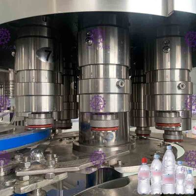 Monoblok Minum Mengisi Mesin Air, Mengisi cuci dan Sealing 3 in 1