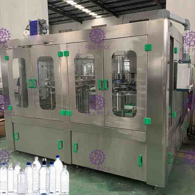 Mesin Pengisian Air Mineral Berkecepatan Tinggi, Mesin Monoblock 18 Kepala Otomatis