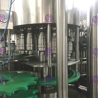 Botol Kapasitas Besar 3 In 1 Mesin Pengisian Air 60 Kepala Proses Yang Tepat