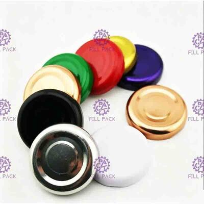 38mm 43mm Tutup Botol Gelas Jus Tutup 48mm 53mm 58mm Tutup Sekrup Logam Tinplate