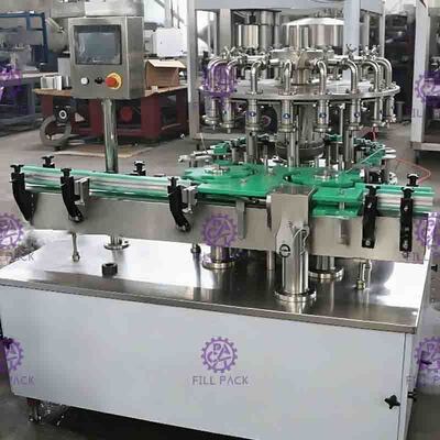 1500BPH 0-2L Minuman Jus Buah Mesin Pengisian Panas untuk Tutup Cincin Tarik Botol Kaca