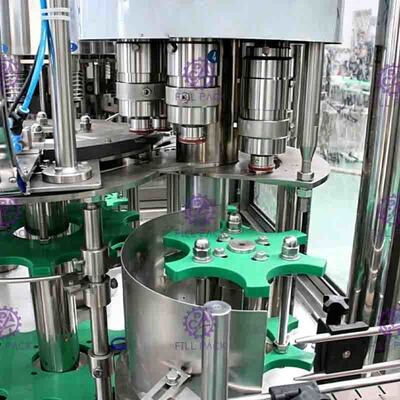 Mesin Pengisian Jus Otomatis 4 In 1 Botol PET Monoblock Pulp Fruit Granule