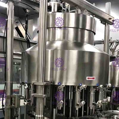 Mesin Pengisian Jus Otomatis 4 In 1 Botol PET Monoblock Pulp Fruit Granule