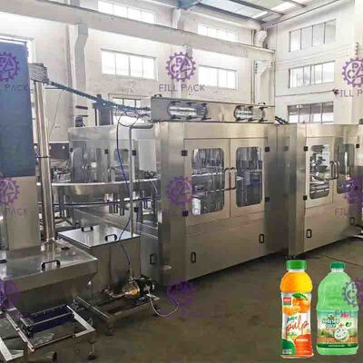 Mesin Capping Pengisian Jus Monoblok CGF32-32-10 Peralatan Botol Plastik