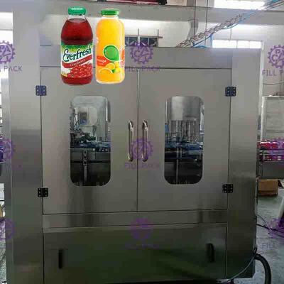 Auto 3 In 1 Pulp Granule Orange Juice Filling Equipment Dengan TWIST OFF Screw Cap