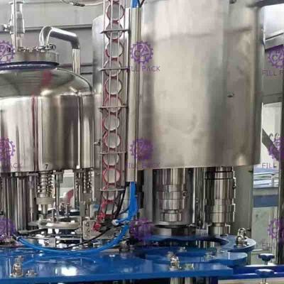 Auto 3 In 1 Pulp Granule Orange Juice Filling Equipment Dengan TWIST OFF Screw Cap