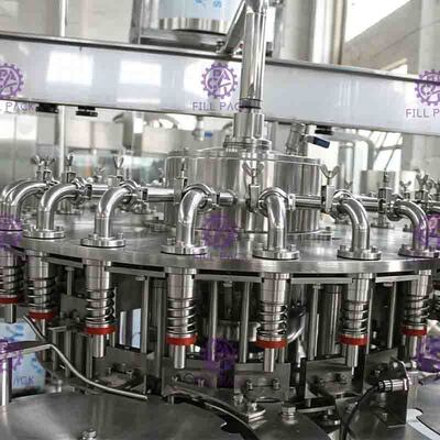 Mesin Pengisian Jus 6000BPH dengan sistem aliran balik dengan kontrol PLC