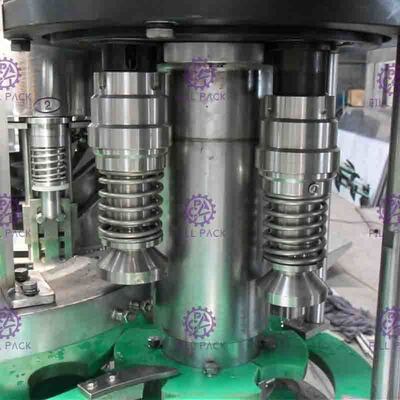 4.2Kw penuh Non Automatic - Gas Juice Drink Filling Machine Untuk Botol Kaca