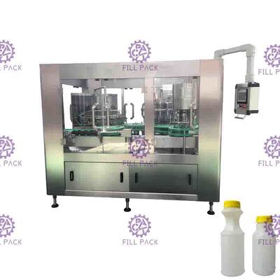 38mm Botol Neck 24 Kepala Juice Filling Machine Dengan Temperature Control