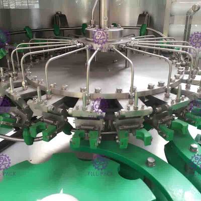 38mm Botol Neck 24 Kepala Juice Filling Machine Dengan Temperature Control