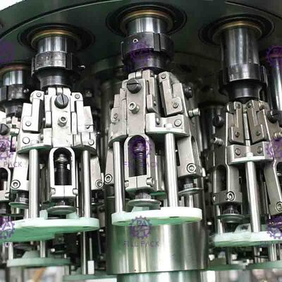 20000BPH Aloe Pulp Juice Filling Machine Botol Kaca Minuman Berkarbonasi Mengisi Line 3 In 1