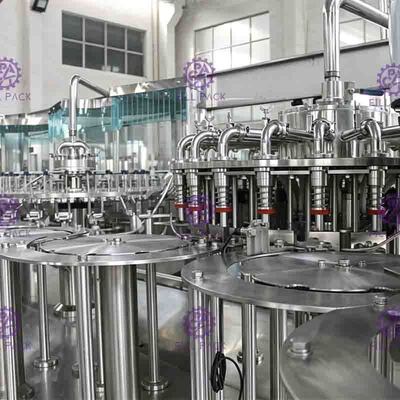SUS304 2L Botol Kaca Mesin Pengemas Jus Buah 4000BPH Dengan Homogenizer