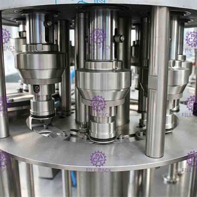 PLC Kontrol Tea Mengisi mesin Magnetic Capping Untuk Botol PET